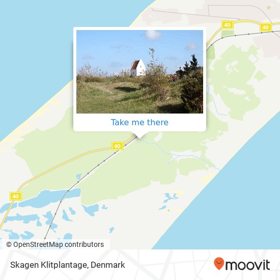 Skagen Klitplantage map