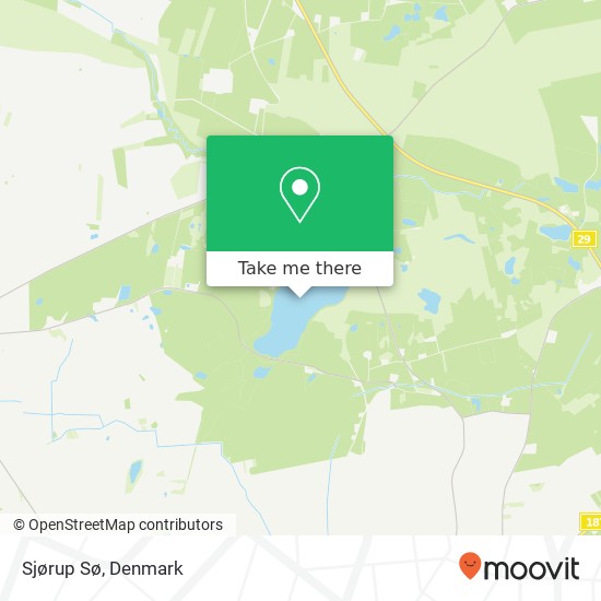 Sjørup Sø map