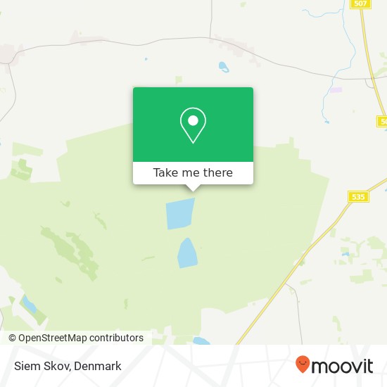 Siem Skov map