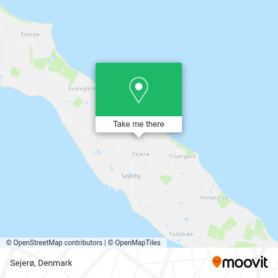 Sejerø map