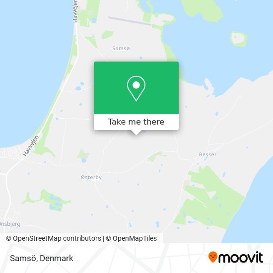 Samsö map