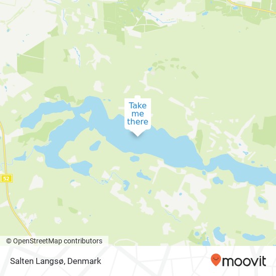 Salten Langsø map