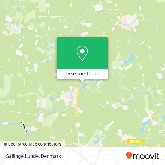 Sallinge Lunde map