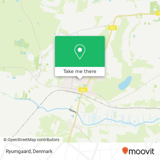 Ryumgaard map