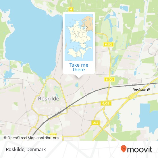 Roskilde map