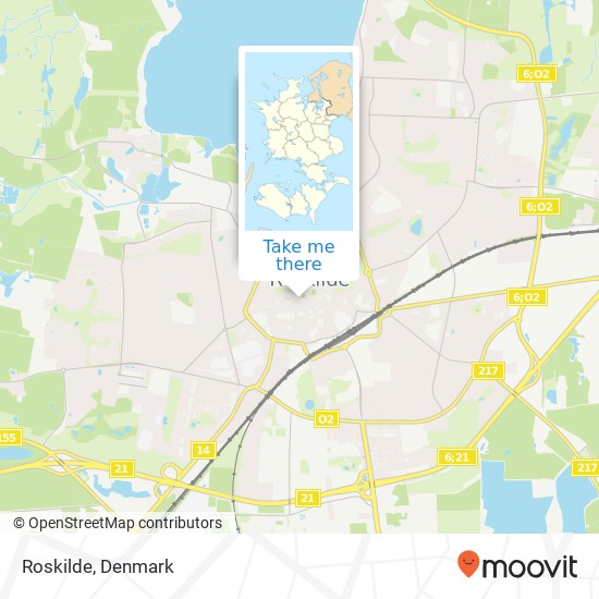 Roskilde map