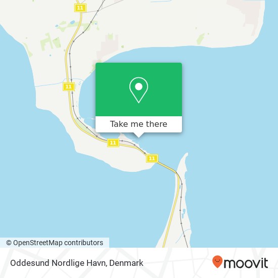 Oddesund Nordlige Havn map