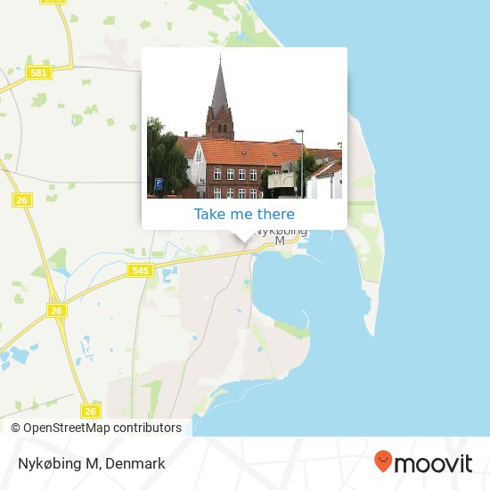 Nykøbing M map