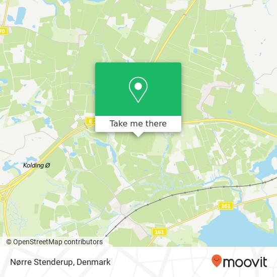 Nørre Stenderup map