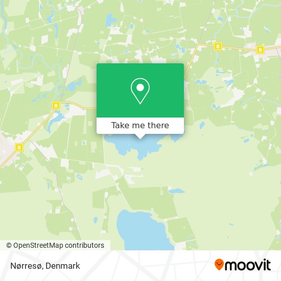 Nørresø map