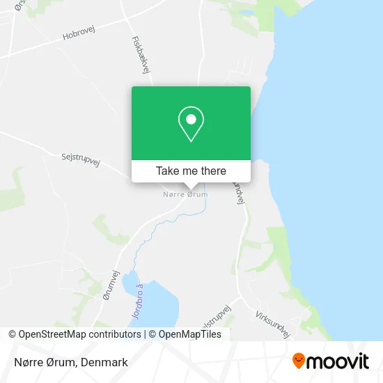 Nørre Ørum map