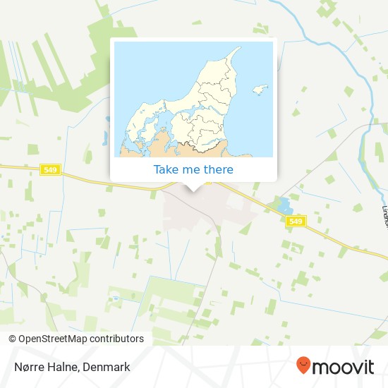 Nørre Halne map