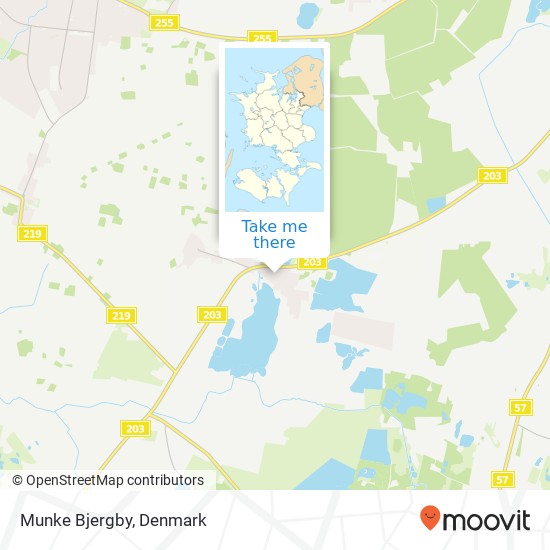 Munke Bjergby map