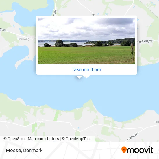 Mossø map