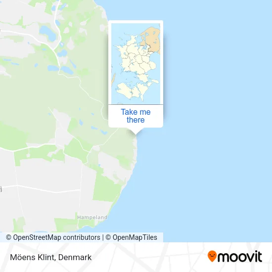 Möens Klint map