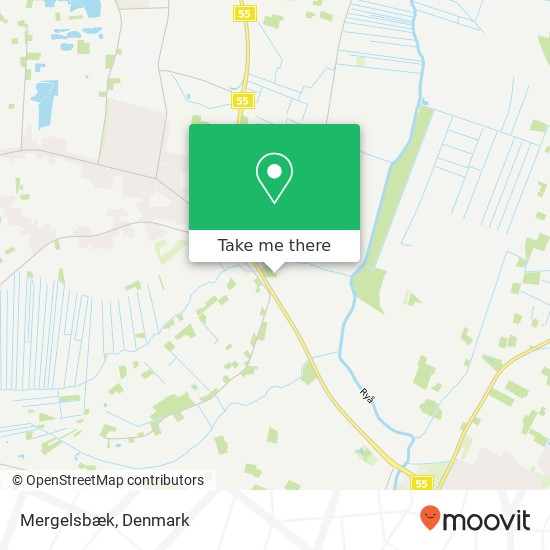 Mergelsbæk map