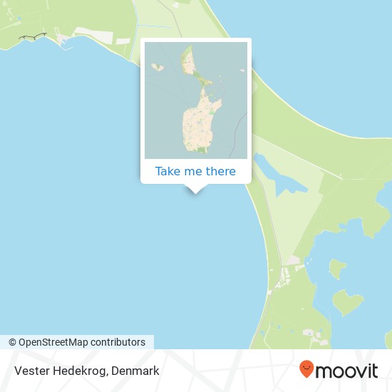 Vester Hedekrog map