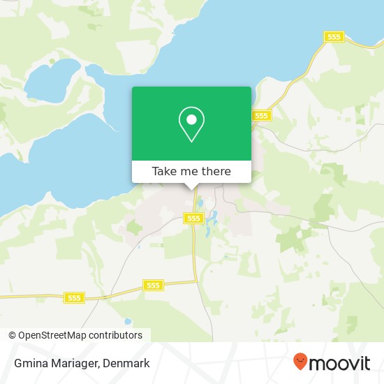 Gmina Mariager map
