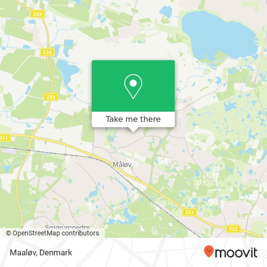 Maaløv map