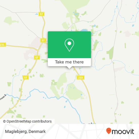 Maglebjerg map