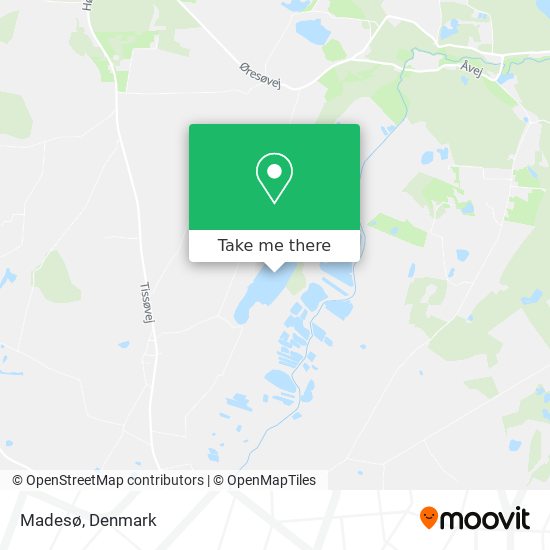 Madesø map