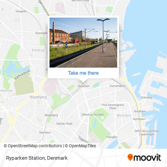 Ryparken Station map