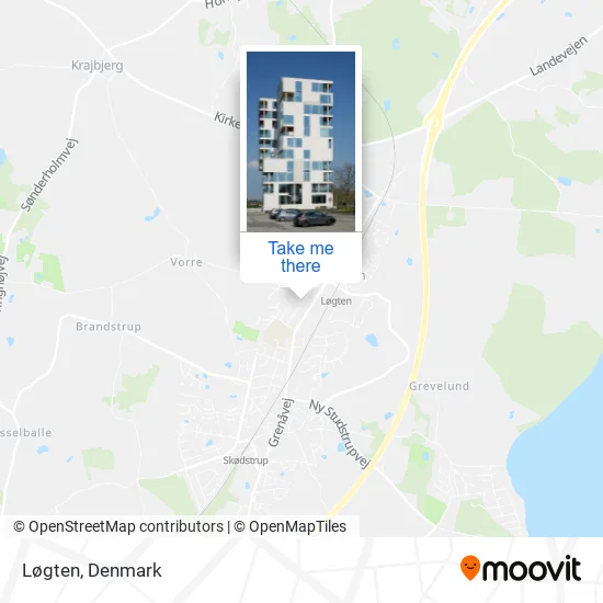 Løgten map