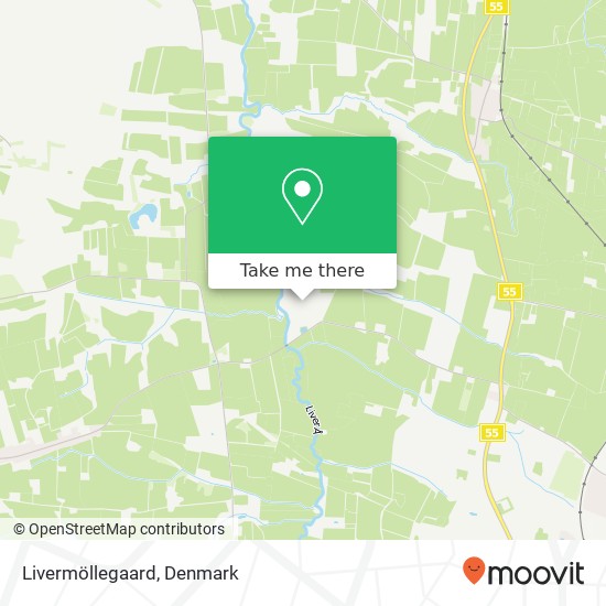 Livermöllegaard map