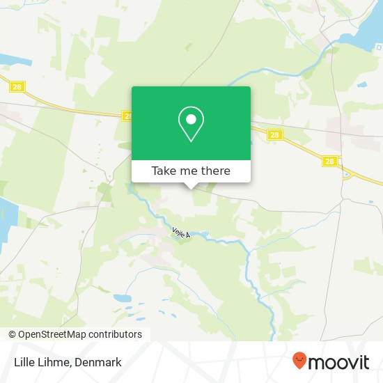 Lille Lihme map