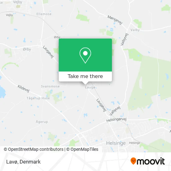 Lavø map