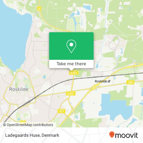 Ladegaards Huse map