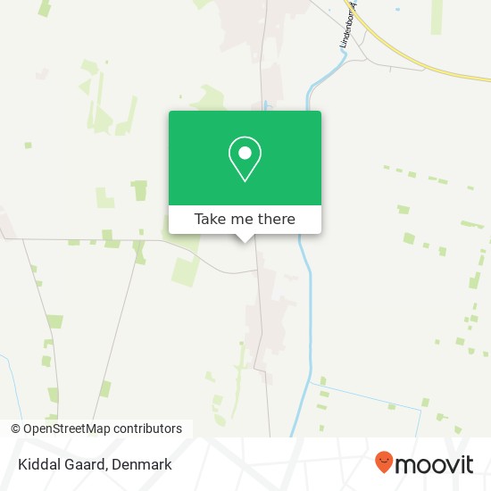 Kiddal Gaard map