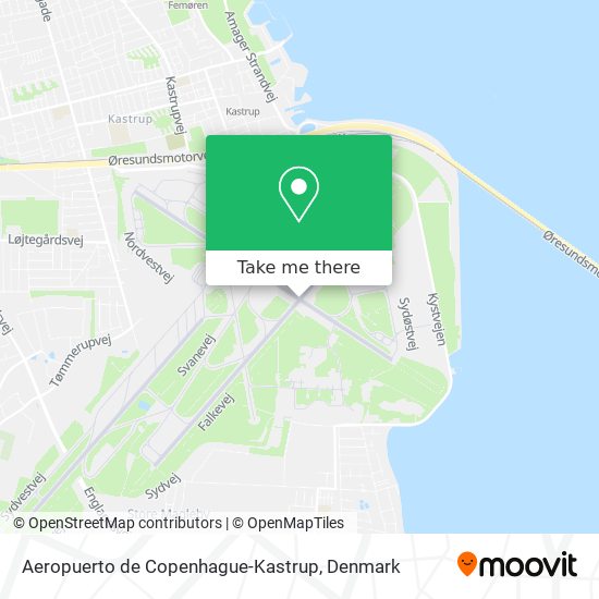 Aeropuerto de Copenhague-Kastrup map