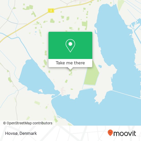 Hovsø map