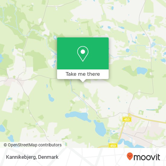 Kannikebjerg map