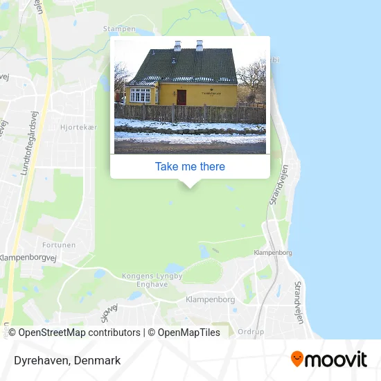 Dyrehaven map