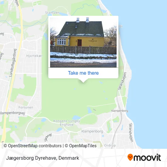 Jægersborg Dyrehave map