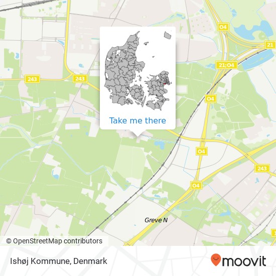 Ishøj Kommune map