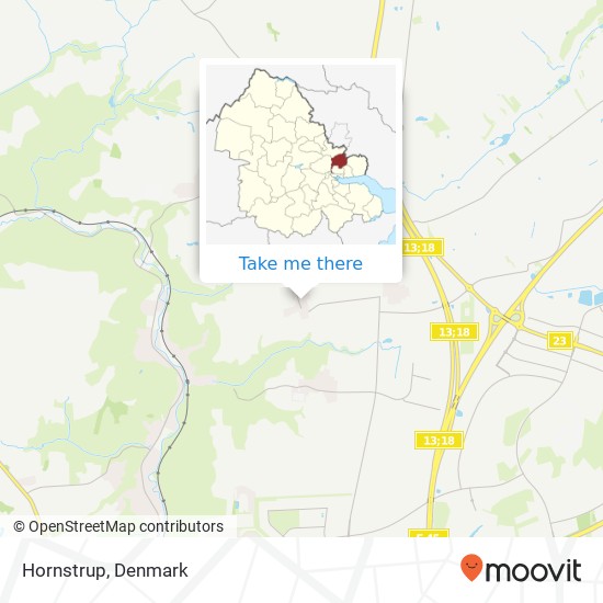 Hornstrup map