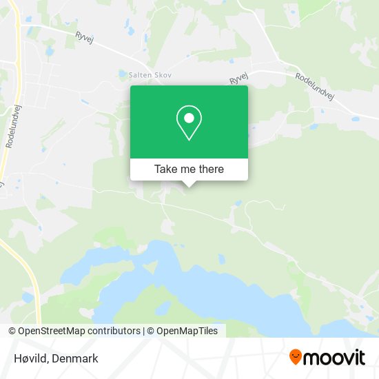 Høvild map