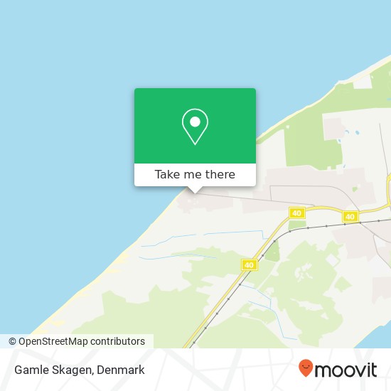 Gamle Skagen map