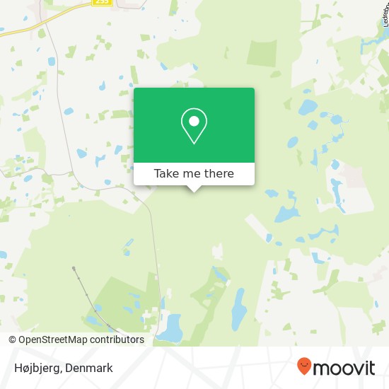 Højbjerg map