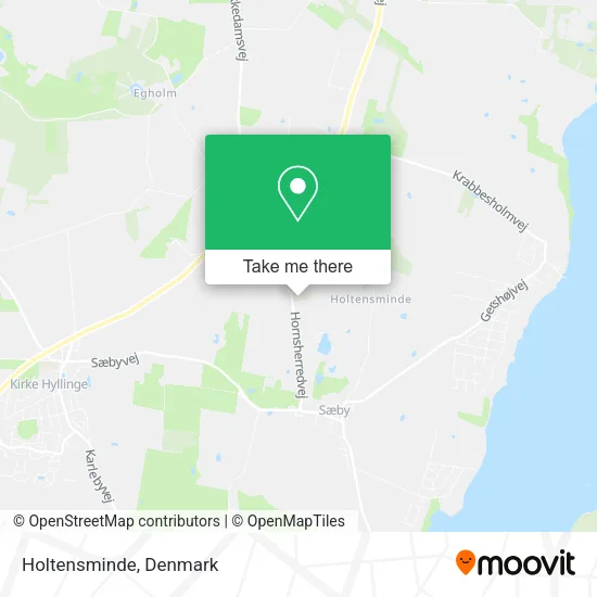Holtensminde map