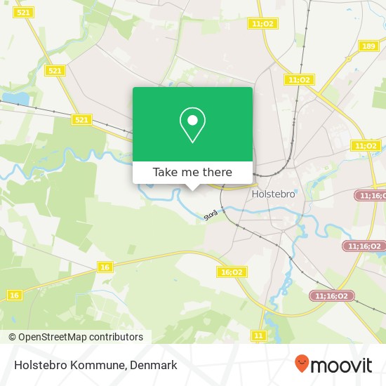 Holstebro Kommune map