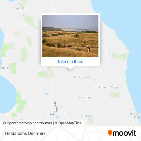 Hindsholm map