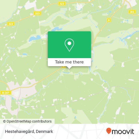 Hestehavegård map