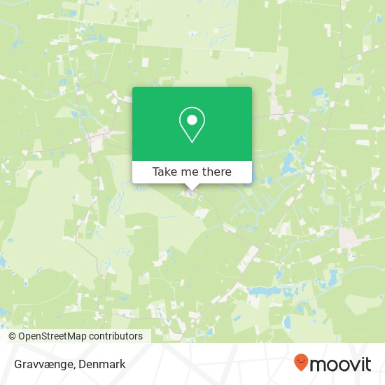 Gravvænge map