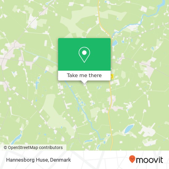 Hannesborg Huse map