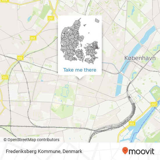 Frederiksberg Kommune map