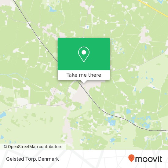 Gelsted Torp map